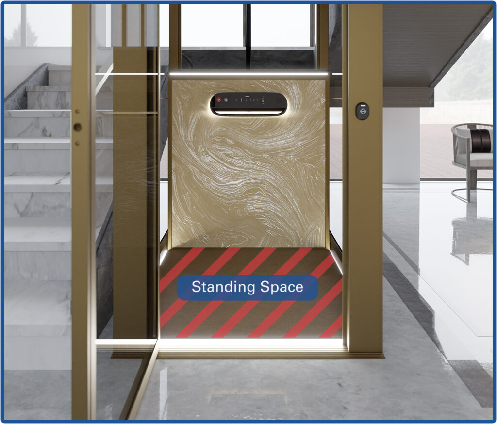Perbandingan Ruang Berdiri dari Lift Platform Modern dengan Lift Konvensional